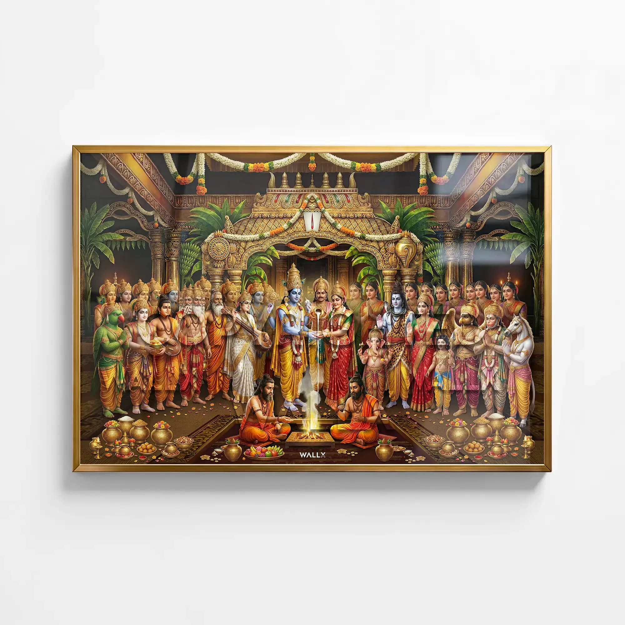 Srinivasa Kalyanam 1.0 Framed Wall Art