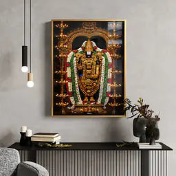 Tirupati Balaji Framed Wall Art - Master