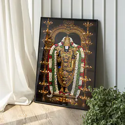Tirupati Balaji Framed Wall Art - Master