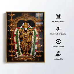 Tirupati Balaji Framed Wall Art - Master