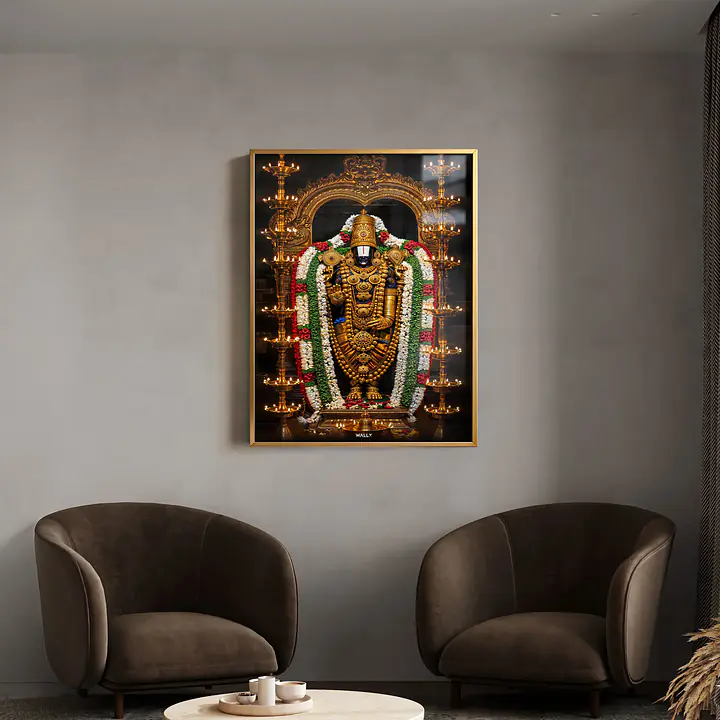 Tirupati Balaji Framed Wall Art - Master
